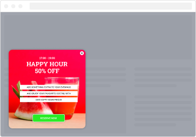 Happy Hour Special Offer